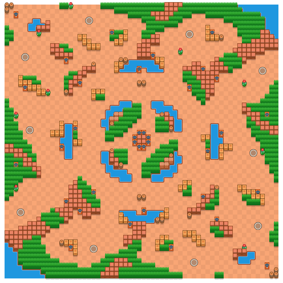 Alle Solo Showdown Maps In Brawl Stars